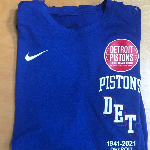 the DETROIT PISTONS long sleeve DRI/fit - Picture 1 of 5